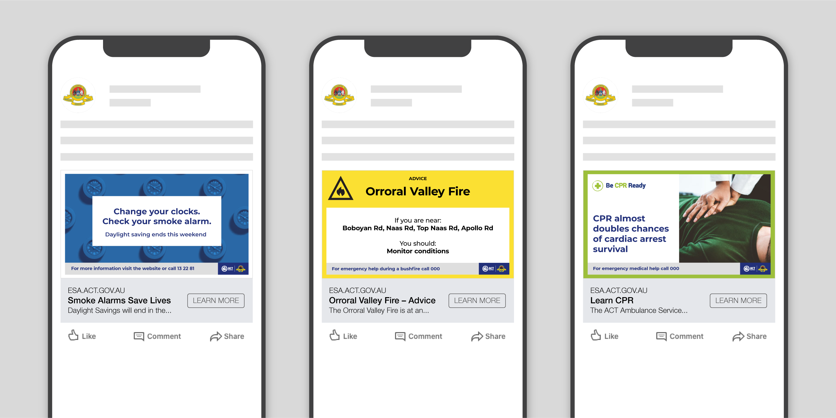 ESA's redesigned social media emergency alerts
